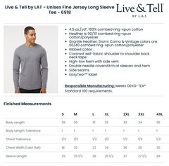 2026 MANTLES AND MARTINIS HEATHER NATURAL LAT UNISEX LONG SLEEVE TEE