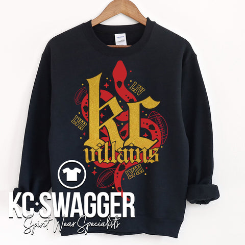 KC VILLAINS SWEATSHIRT KCSWAG