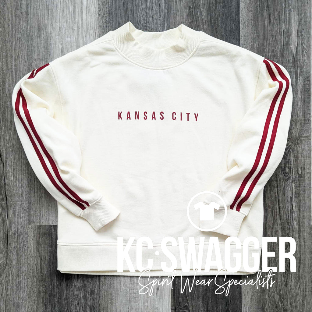 KC VARSITY MOCK-NECK SWEATSHIRT KCSWAG