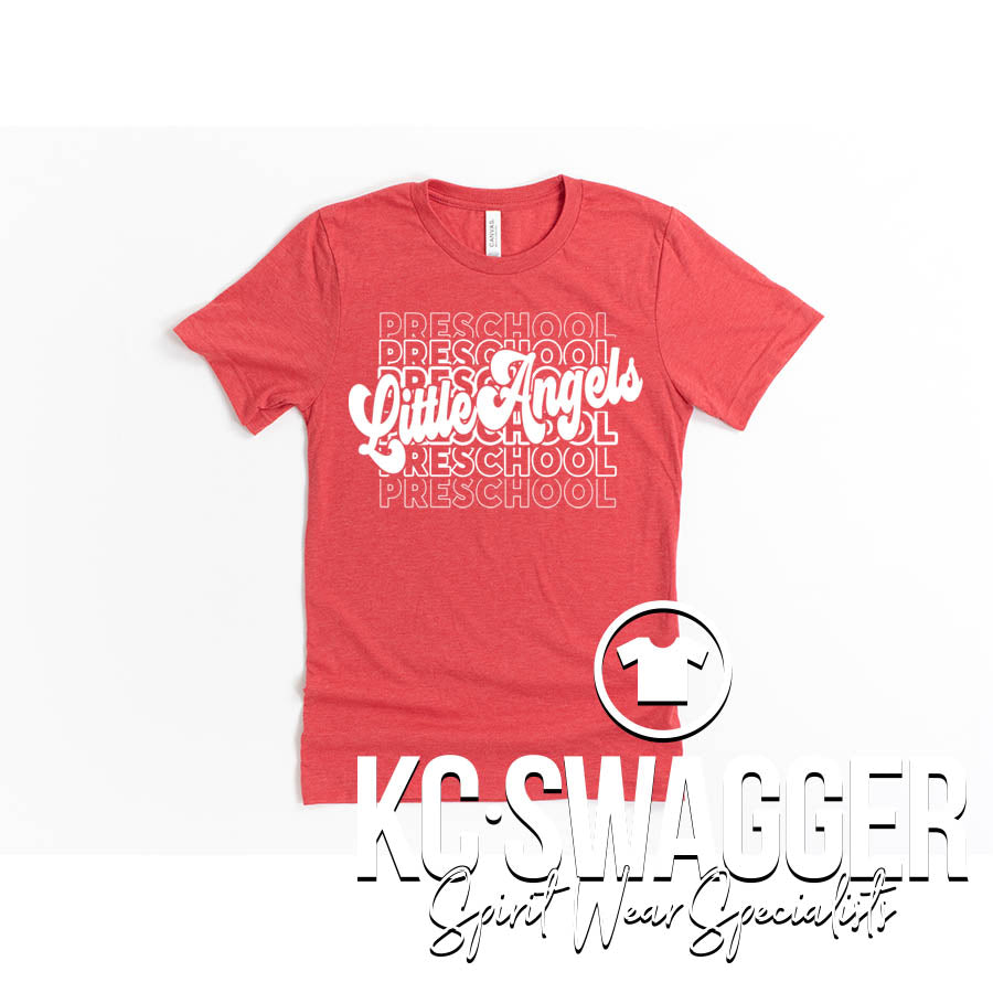 LITTLE ANGELS RED TODDLER TEE