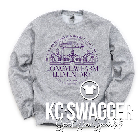LFE ANNIVERSARY SPORT GRAY GILDAN SWEATSHIRT