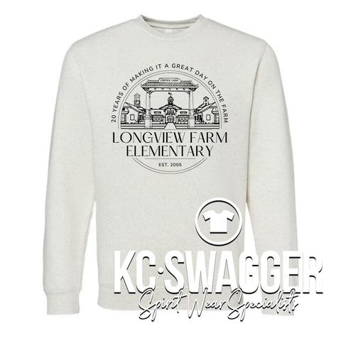 LFE ANNIVERSARY HEATHER OATMEAL LAT SWEATSHIRT