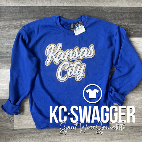 KC BLUE PUFF AND GLITTER KCSWAG (ADULT ONLY)