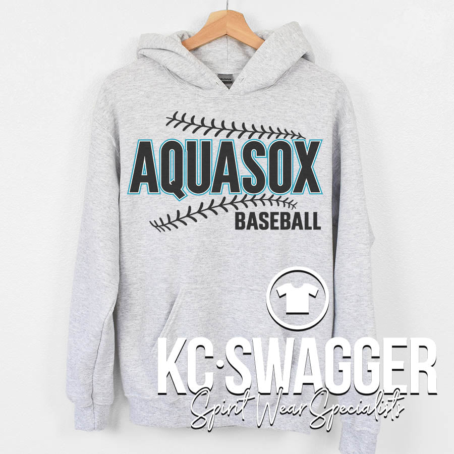 AQUASOX ASH PORT AND CO EASY FLEECE HOODIE