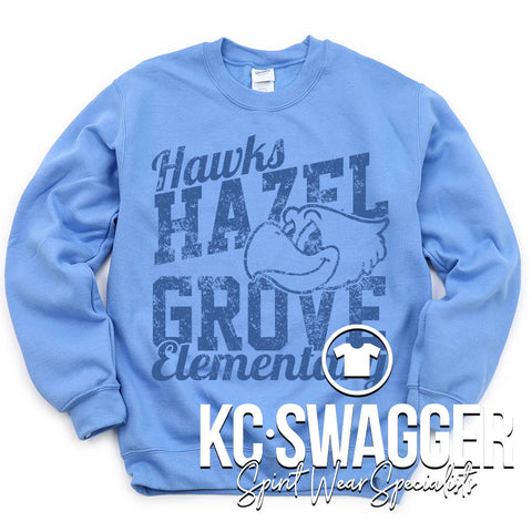 HGE HAWKS CO BLUE PORT AND CO SWEATSHIRT