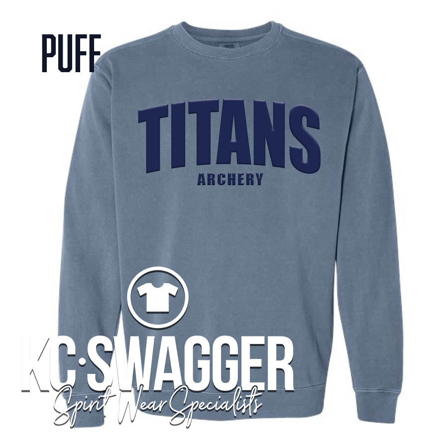 LSW ARCHERY BLUE JEAN COMFORT COLORS SWEATSHIRT