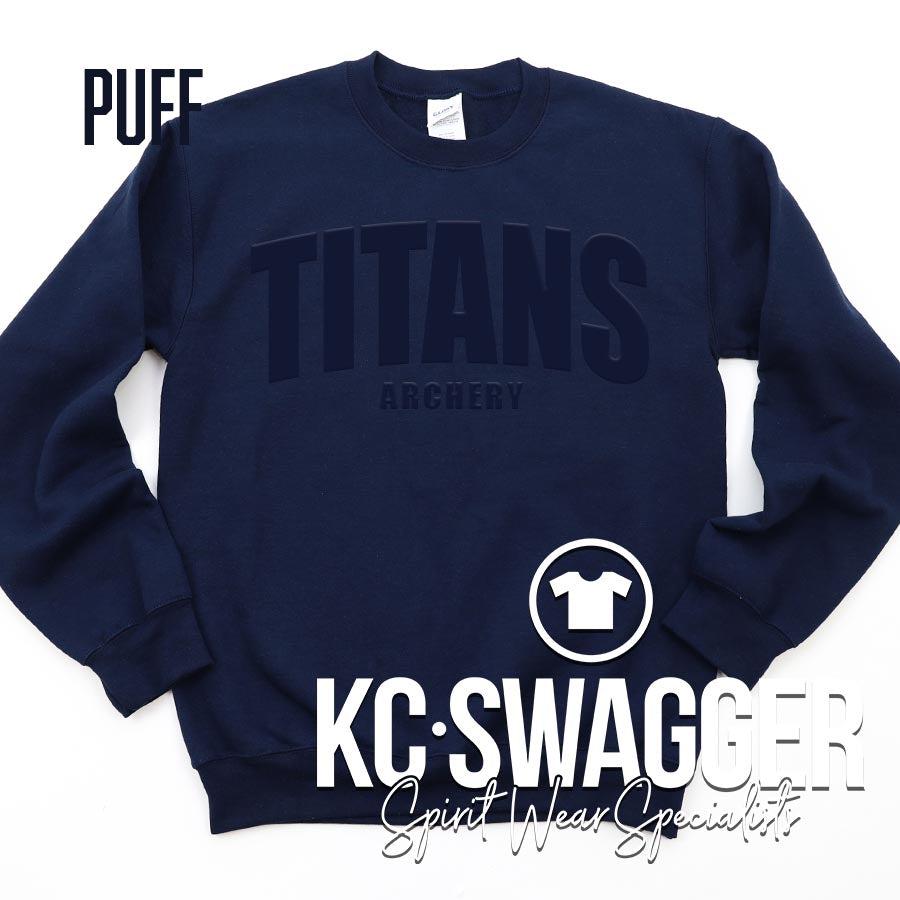 LSW ARCHERY NAVY GILDAN SWEATSHIRT