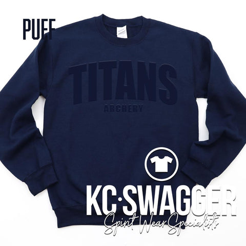 LSW ARCHERY NAVY GILDAN SWEATSHIRT