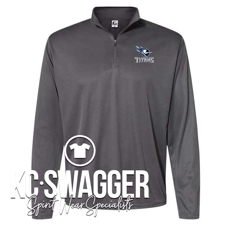 LSW ARCHERY GRAPHITE C2 PERFORMANCE QUARTER ZIP