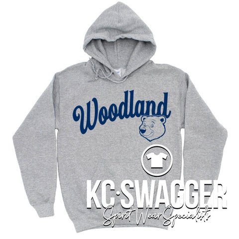 WLE BEARS GRAY HOODIE