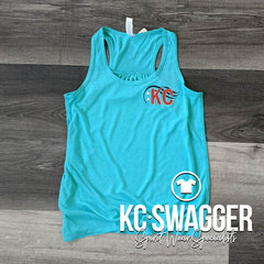 KC SOCCER YOUTH TEAL TANK